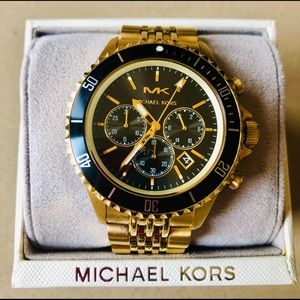 Michael Kors Men's Bayville Gold-Tone Watch